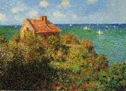 Claude Monet Fisherman's Cottage on the Cliffs oil painting picture wholesale
